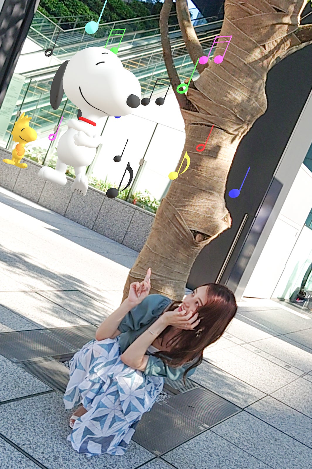 色んな角度で撮影可能（スマートフォンで撮影）