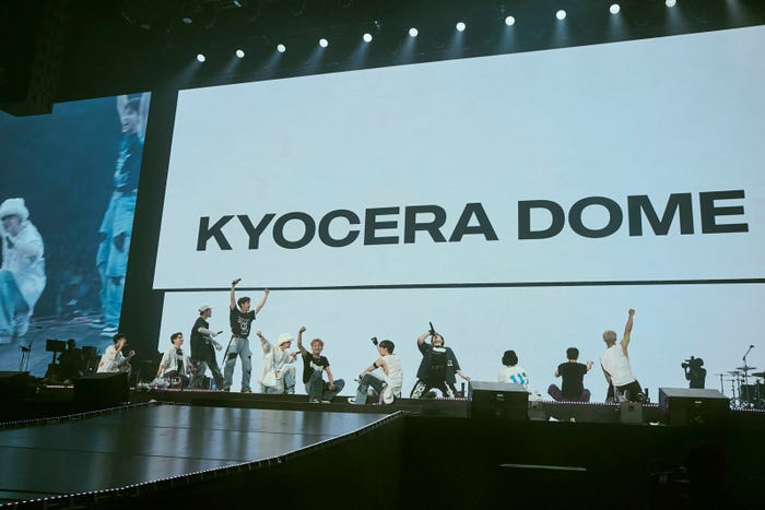 「2023 JO1 2ND ARENA LIVE TOUR ‘BEYOND THE DARK’」有明アリーナ初日公演(C)LAPONE Entertainment