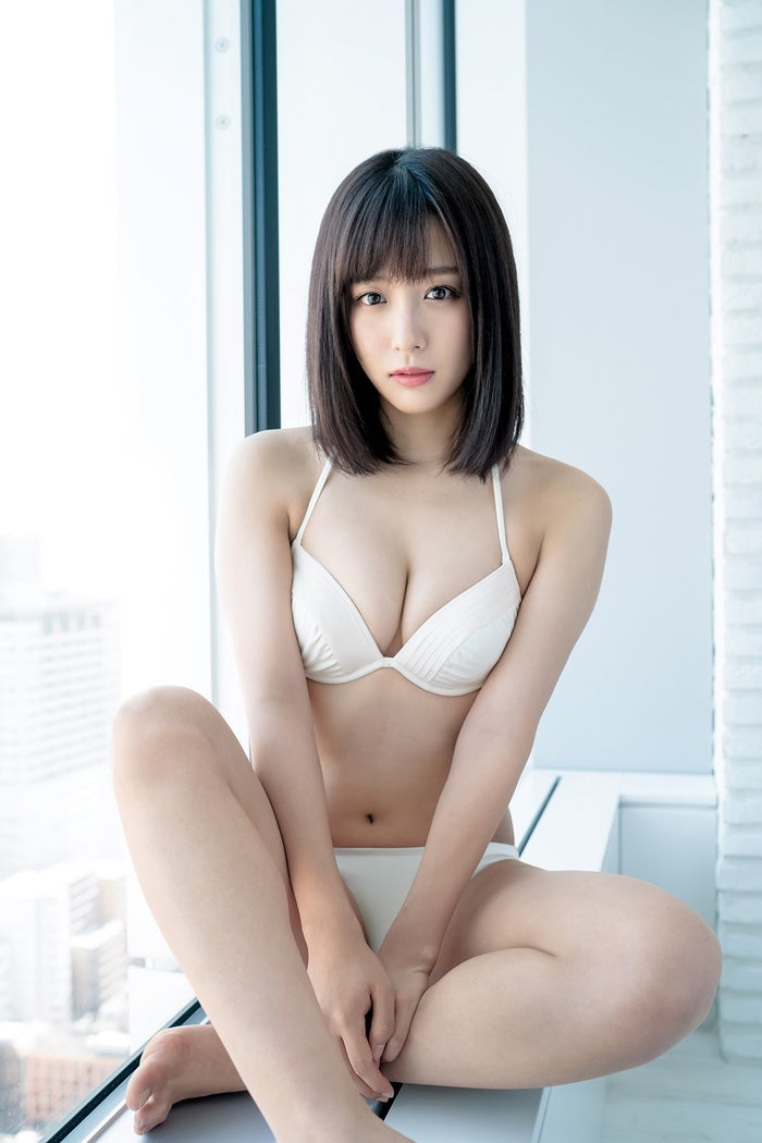 Ske48鎌田菜月 水着で美バスト 白肌ボディ輝く モデルプレス