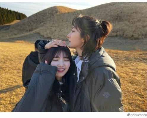 櫻坂46土生瑞穂&上村莉菜、“身長差”際立つ密着2ショットにファン悶絶「圧倒的カレカノ感」の声