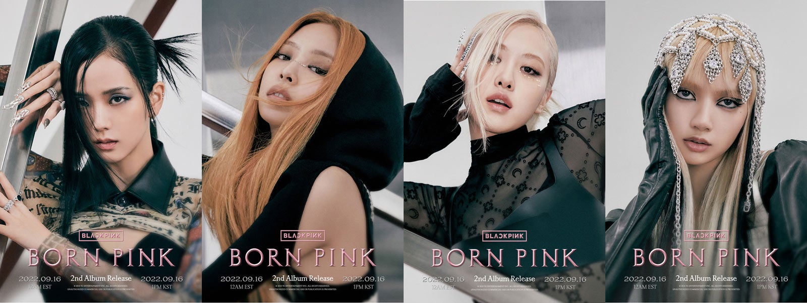BLACKPINK、魅惑的なオーラ漂う2ndアルバム「BORN PINK」ビジュアル初公開　日本発売日も決定