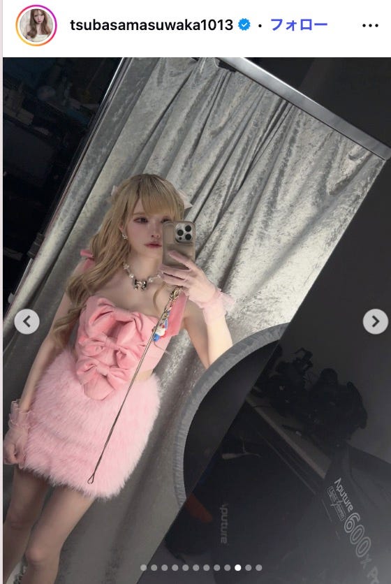 益若つばさInstagramより