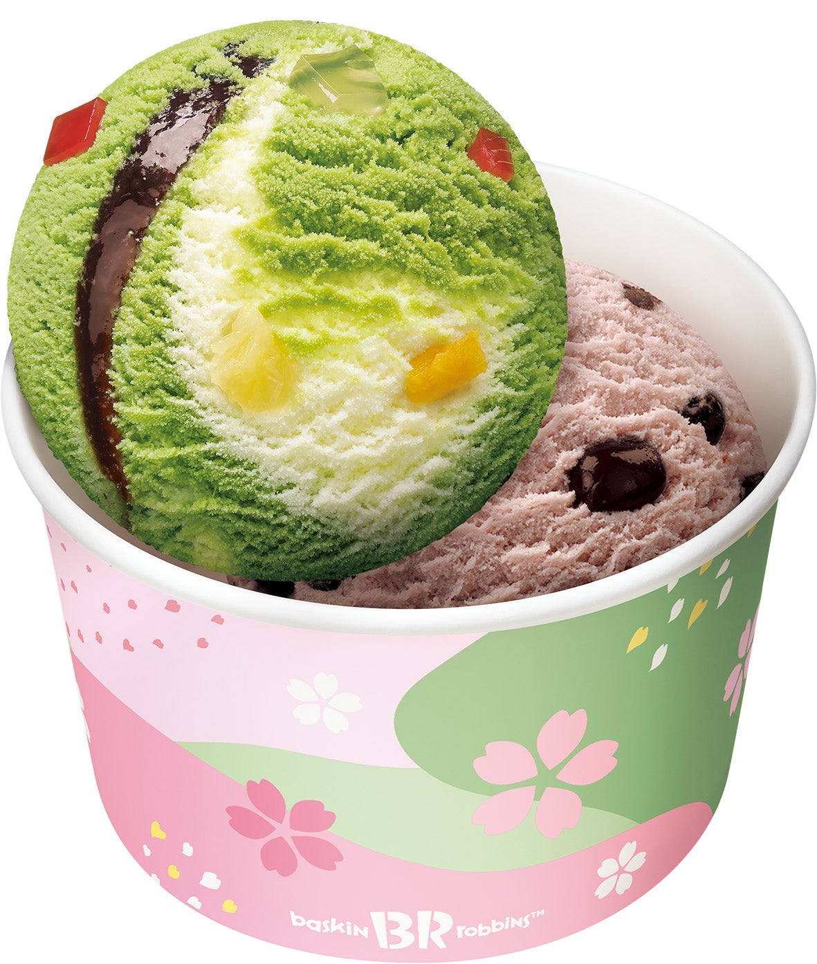 期間限定のさくらデザインカップ スモール 510円 / レギュラー760円／提供画像