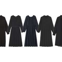 【GU】可愛い&着回し力抜群の「黒ワンピース」5選