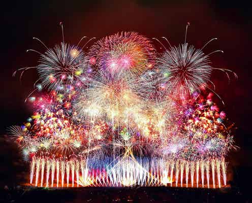 「三陸花火大会2022」打上数15,000発超え&音楽とのシンクロ花火が夜空彩る