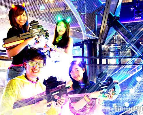 遊園地をエレクトリックに染めて撃ち合え!「エレクトリックガン」日本初開催