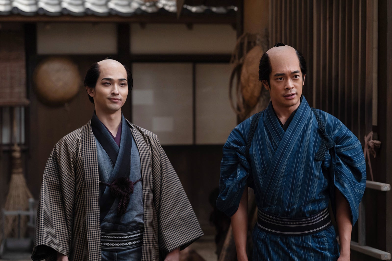 横浜流星、井之脇海「べらぼう～蔦重栄華乃夢噺～」第32話（C）NHK