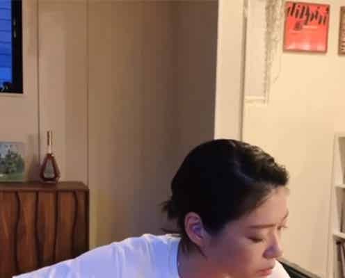 上野樹里、ギター弾き語りで美声披露 夫・和田唱が撮影