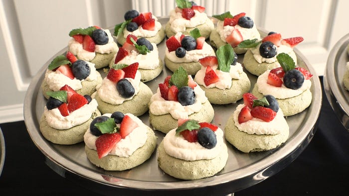 「shiki nyc」のケータリング(画像提供:カンテレ)