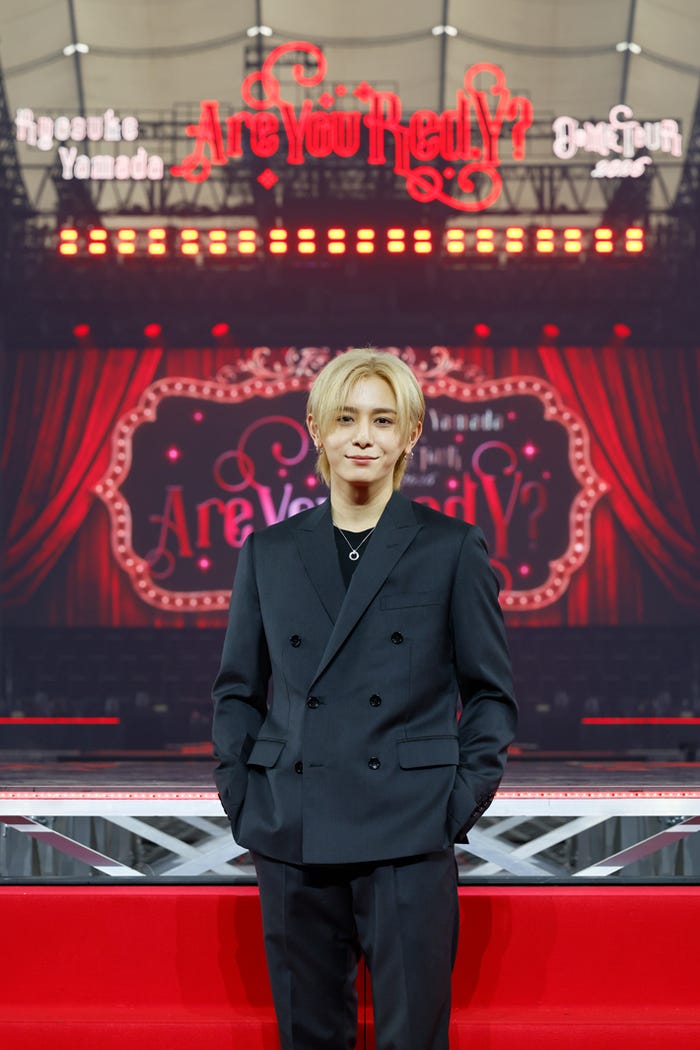 山田涼介「Ryosuke Yamada DOME TOUR 2026 Are You Red.Y?」囲み取材(提供写真)