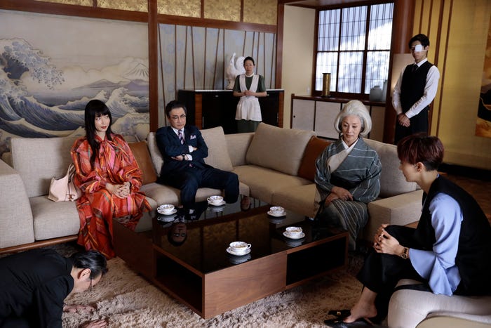 MEGUMI、安井順平、夏木マリ、土屋アンナ「プライベートバンカー」第5話(C)テレビ朝日