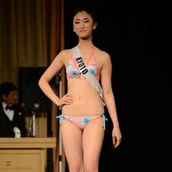 ミスユニ美女 ビキニ姿で美ボディ披露 会場釘付けのランウェイ 2015ミス ユニバース ジャパン モデルプレス
