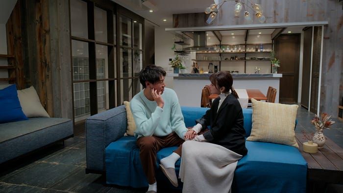 長谷川惠一、竹下理恵「バチェラー・ジャパン」シーズン5エピソード7(C)2023 Warner Bros. International Television Production Limited