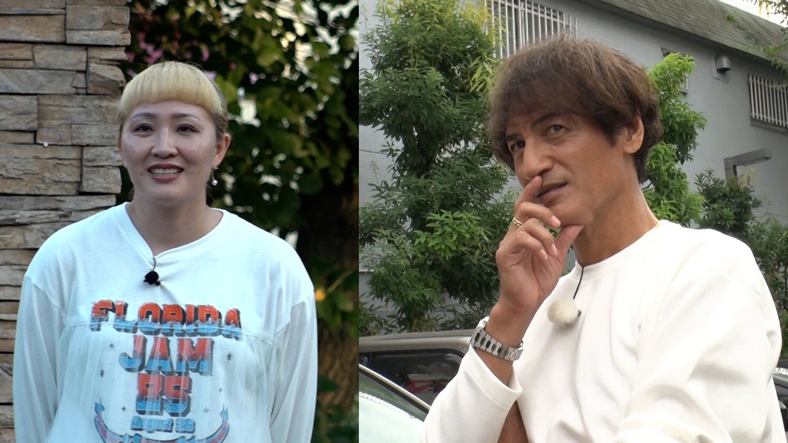 丸山桂里奈、本並健治（C）フジテレビ