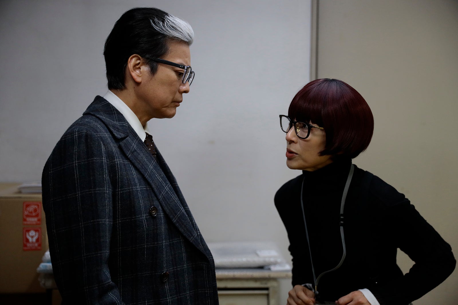 唐沢寿明、鈴木保奈美「プライベートバンカー」第5話（C）テレビ朝日