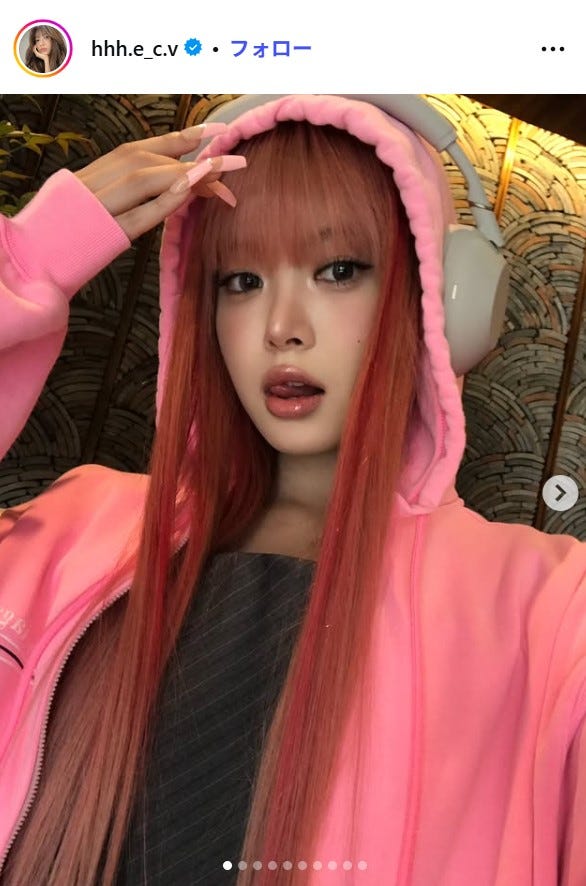 HONG EUNCHAE Instagramより