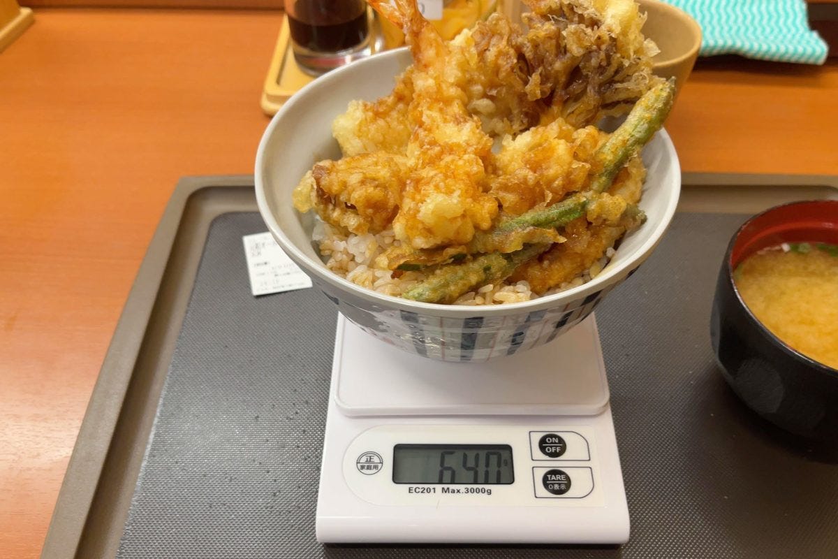 オールスター天丼