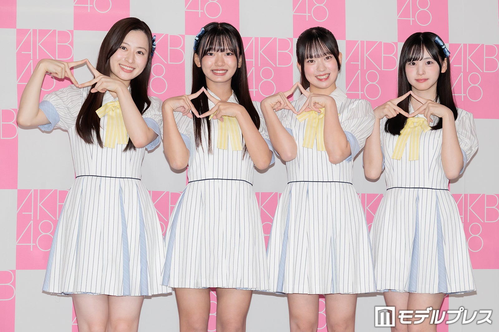 長谷川百々花、山内利乃明、大西ゆな、前田衣澄（C）モデルプレス