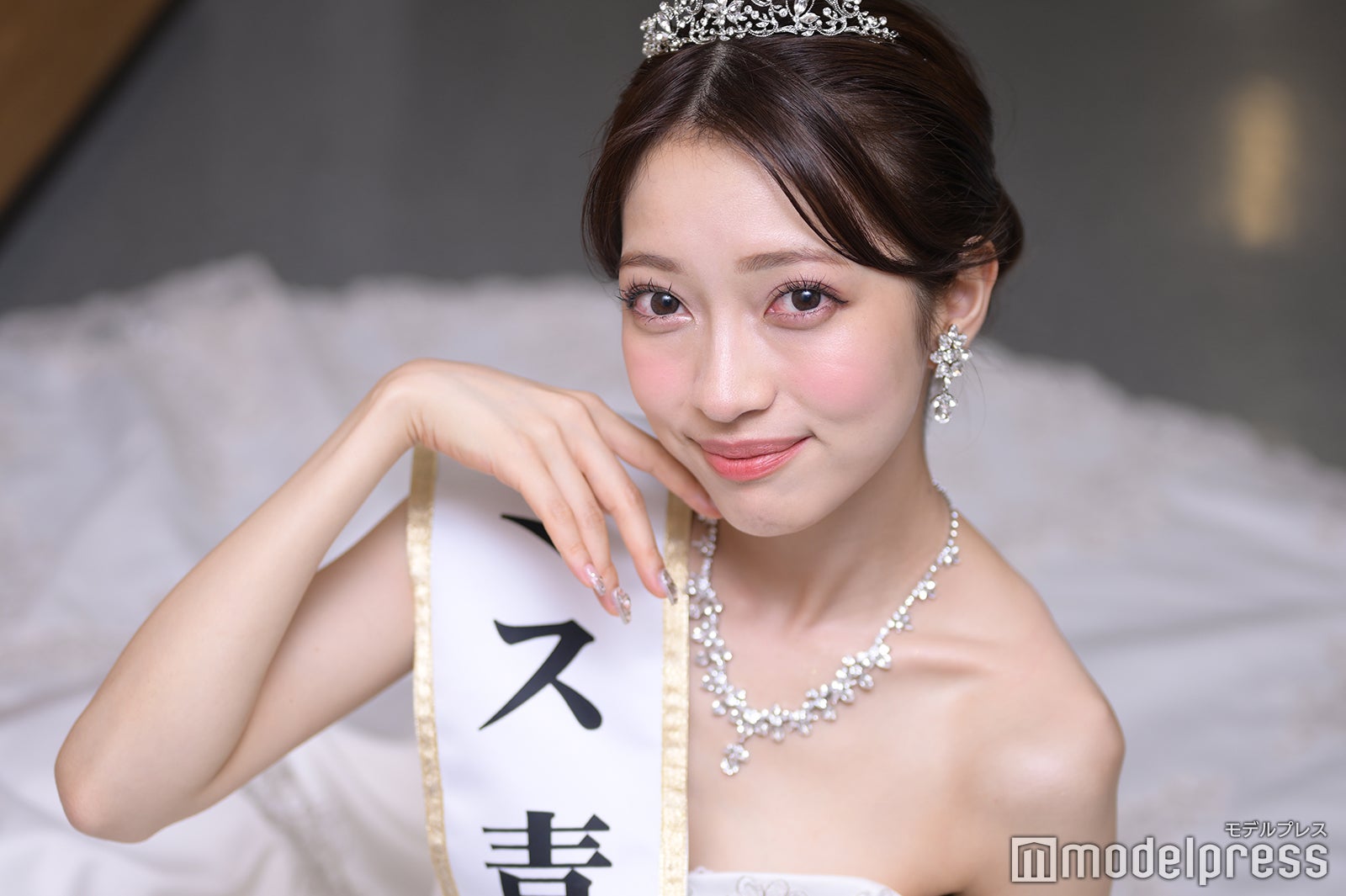 大平ひかるさん／写真は「ミス青山」グランプリ受賞時（C）モデルプレス