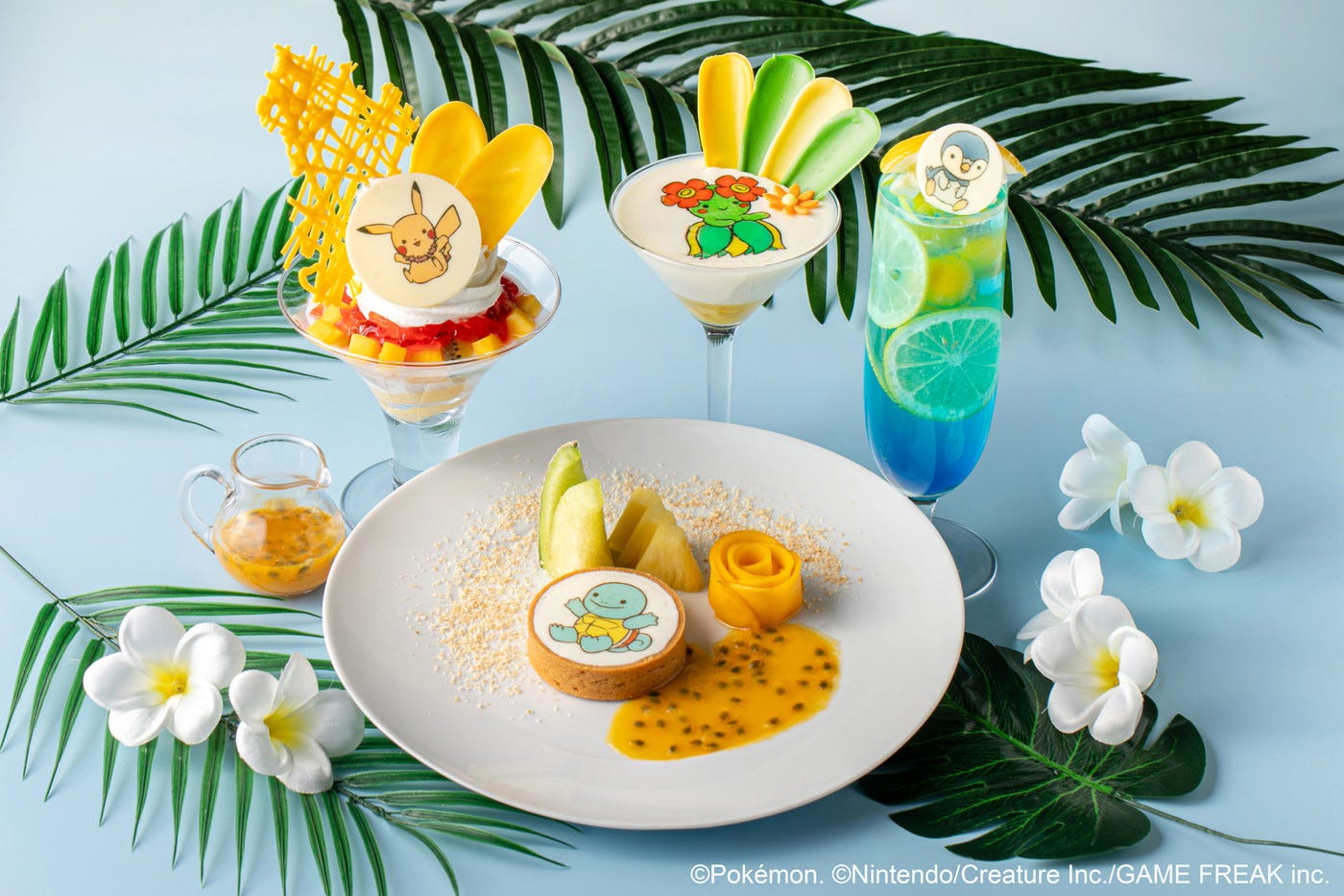 グランド ハイアット 東京、ポケモン着想コラボメニュー “フシギダネ”バーガーや“ピカチュウ”パフェなど