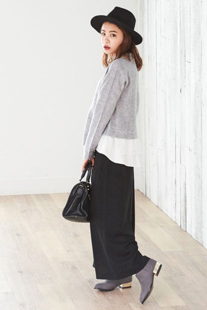 サイドゴアメタルヒールショートブーツ「Re:EDIT by GALSTAR」3,998円（税込）／画像提供：Re:EDIT by GALSTAR