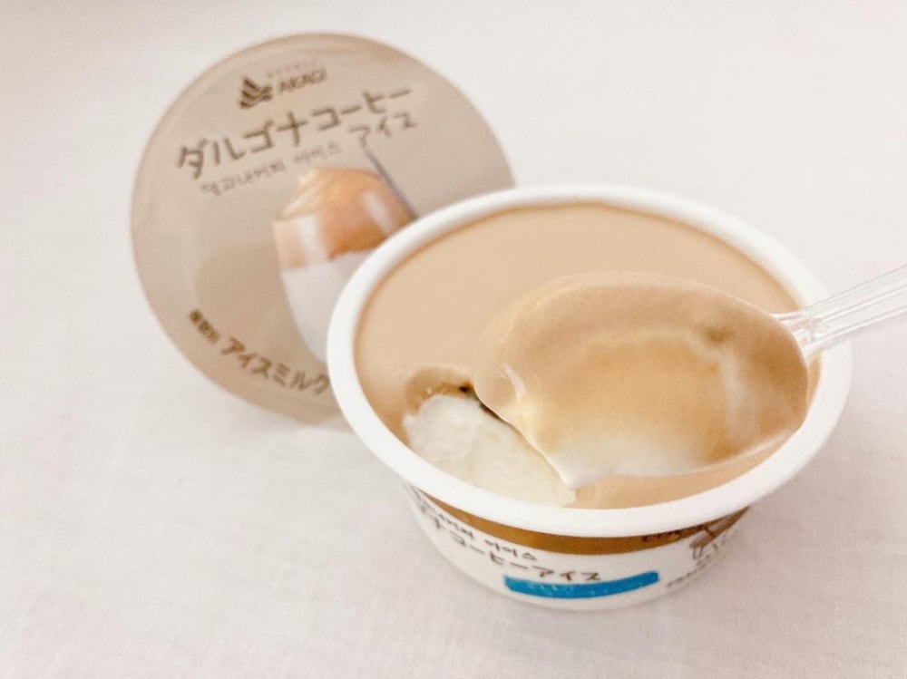 ダルゴナコーヒーアイス