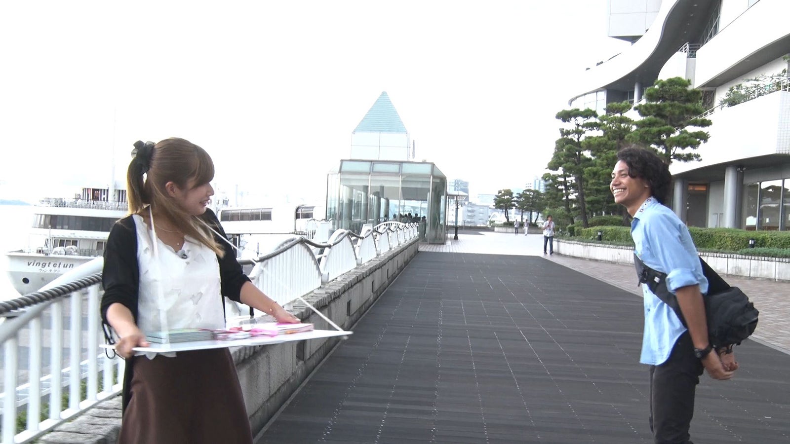 でっぱりん、あきら／「あいのり：Asian Journey」第22話より（C）フジテレビ