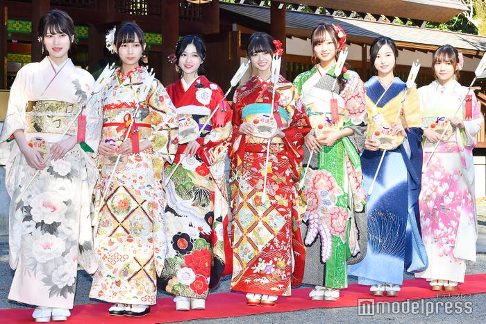 伊藤純奈、鈴木絢音、寺田蘭世、齋藤飛鳥、梅澤美波、佐々木琴子、田村真佑(C)モデルプレス