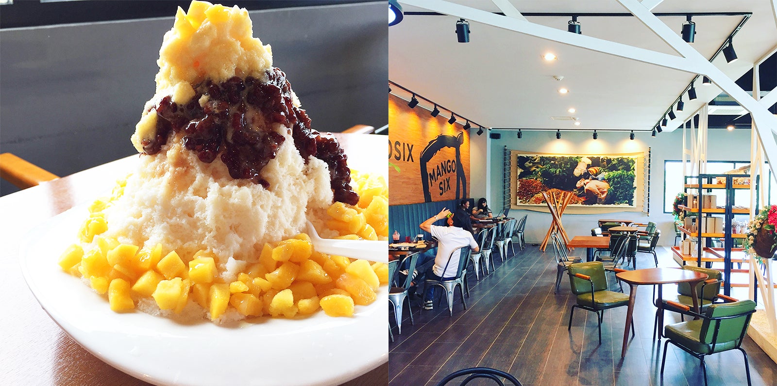 フォトジェニックなおしゃれカフェ、マンゴーシックス。ボリュームたっぷりのパッピンスは数人でシェアがおすすめ
（C）マリアナ政府観光局／MVA