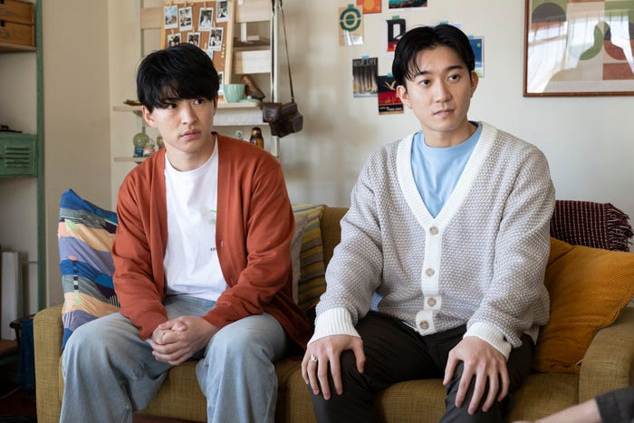 佐野玲於、中井大(C)フジテレビ