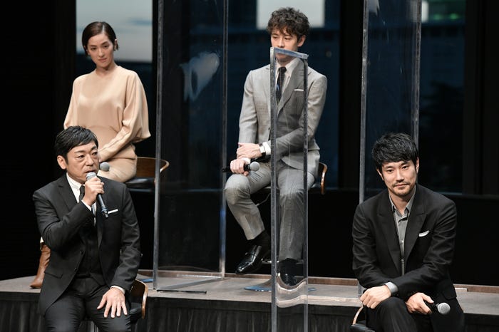 中村アン、ウエンツ瑛士、香川照之、松山ケンイチ(C)TBS