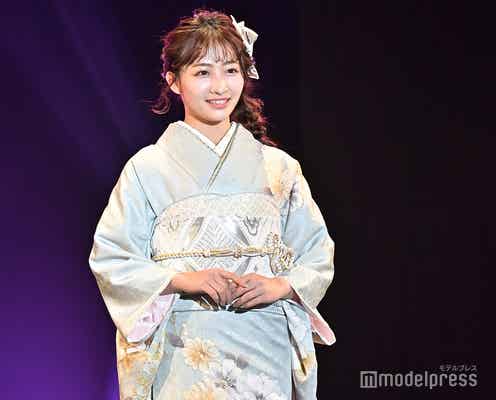 「今日好き」石川翔鈴、艶やか振り袖姿でキュートに微笑む<超超十代-ULTRA TEENS FES-2022@TOKYO>