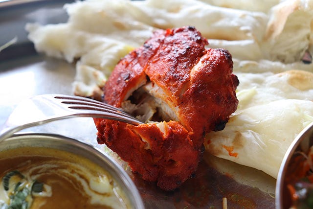 Cランチのチキンティッカ