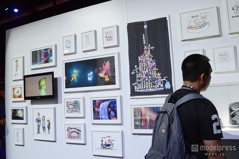 ピクサーのブース、「イン・サイド・ヘッド」