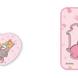 ハート型ミラー税込2,200円、ミニタオル税込1,430円(C)Disney