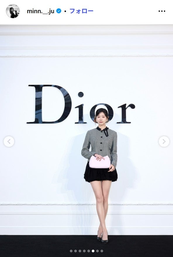 キム・ミンジュInstagramより
