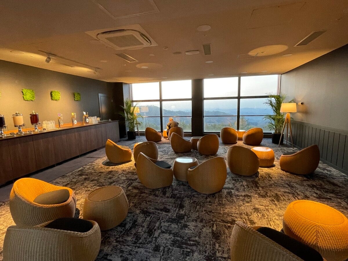 ゆっとりとした湯上りラウンジ