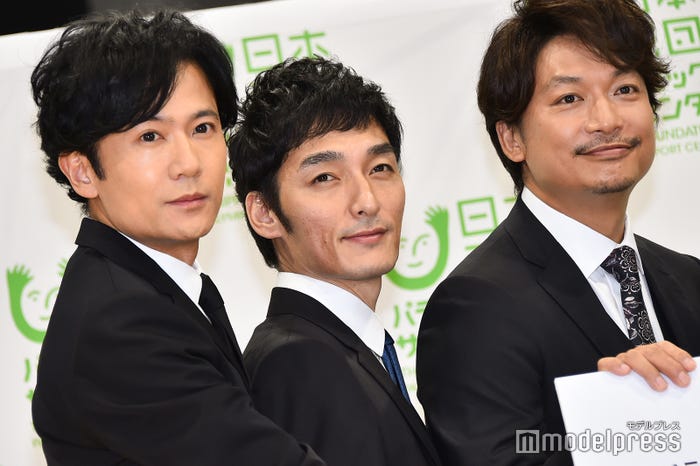 稲垣吾郎、草なぎ剛、香取慎吾 (C)モデルプレス