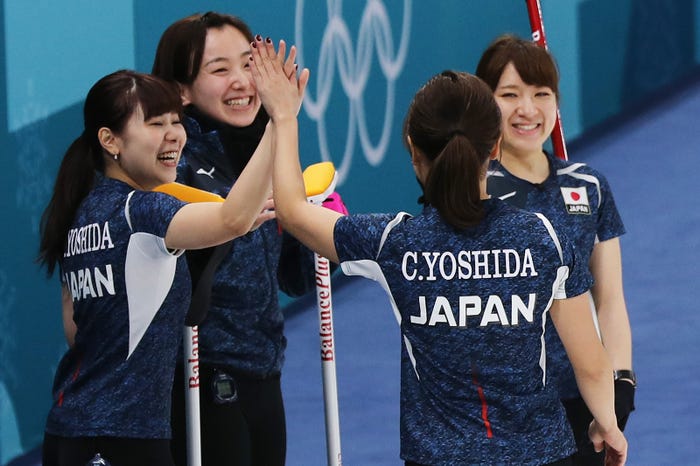 カーリング女子日本代表(Photo by Getty Images)