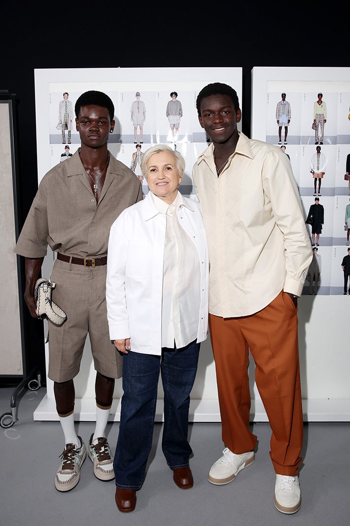 「フェンディ2025年春夏メンズコレクション」の様子（提供写真）