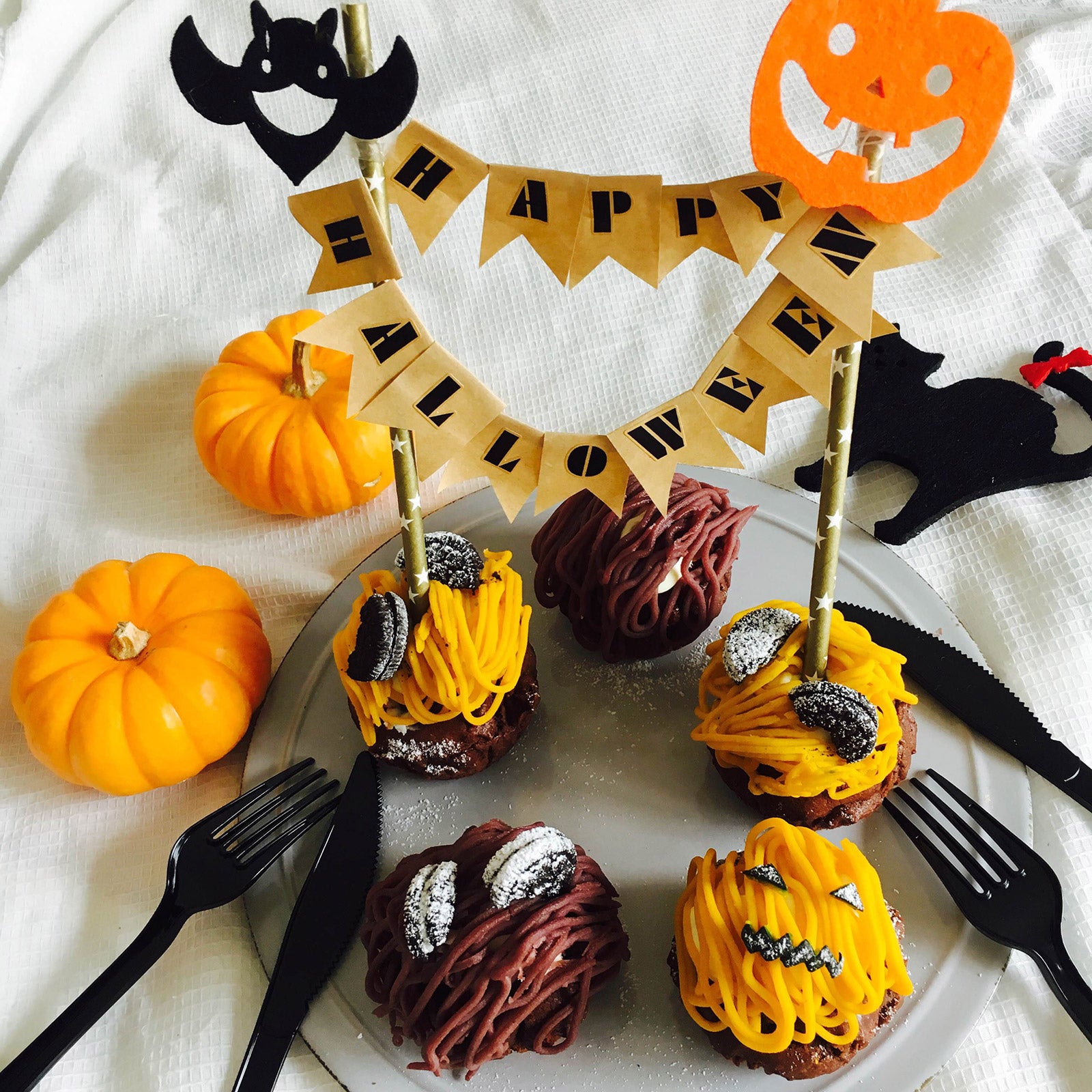 クリームチーズが隠し味！なんちゃってモンブランでハロウィン気分【トレンドレシピ】