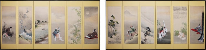 玉川六景図／Facsimiles of works in the collection of the Freer Gallery of Art, Smithsonian Institution, Washington DC：Gift of Charles Lang Freer, F1904.204-205