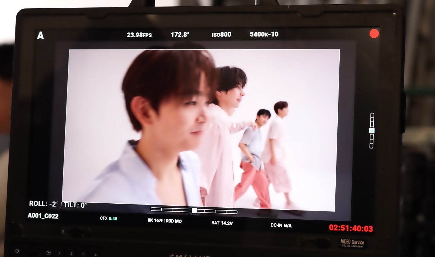 STARGLOW／撮影メイキング（提供写真）