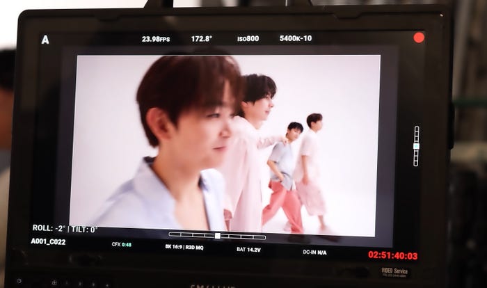 STARGLOW/撮影メイキング(提供写真)