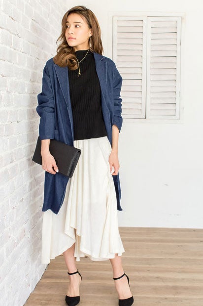 ボトルネックリブニットトップス「Re:EDIT by GALSTAR」2,998円（税込）／画像提供：Re:EDIT by GALSTAR