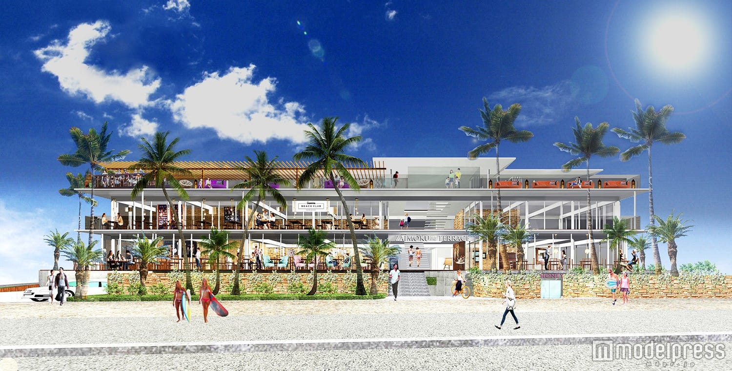 鎌倉の青い海を一望、結婚式もできるビーチクラブがオープン