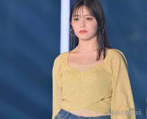 久間田琳加、儚げフェイスでランウェイ メリハリコーデでスタイル際立つ<TGC 2023 S/S>