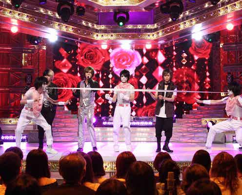 超特急、白塗りメイクでゴールデンボンバーに “ただのボーイズグループじゃない”とこ見せつける<メンバーコメント>