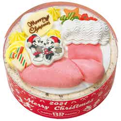 ミッキー＆ミニー ／ クリスマスブーツ 3,500円／画像提供：B‐Rサーティワン アイスクリーム