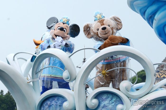 TDS「七夕グリーティング」/ミッキー、ダッフィー(雨天バージョン)